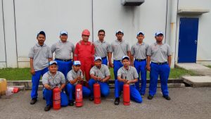Pelatihan Petugas Kebakaran Kelas D (Fire D) Inhouse PT Unicharm, 22 s.d 23 Mei 2018