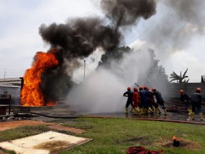Pelatihan Regu Kebakaran Kelas C (Fire C) Inhouse PT Frisian Flag Indonesia, 29 Januari s.d 02 Februari 2018