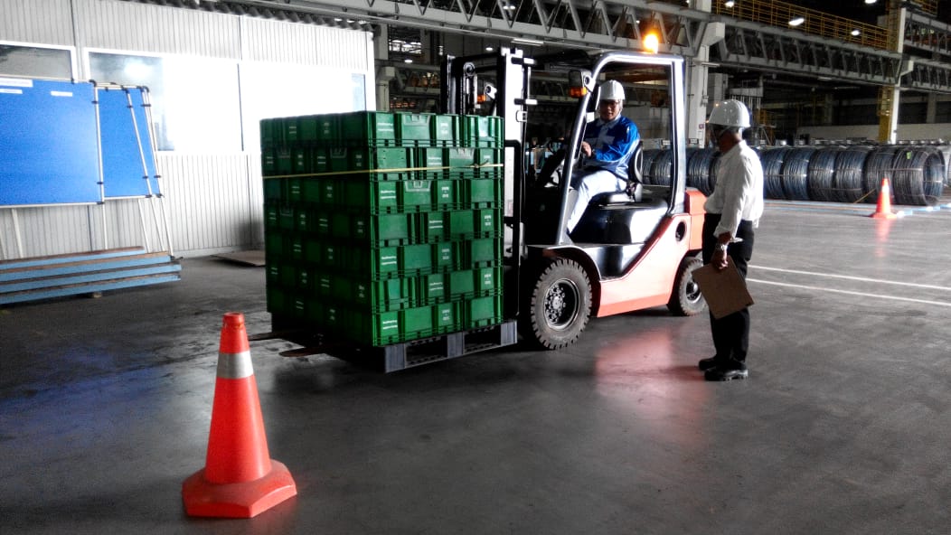 Pelatihan K3 Operator Forklift Inhouse PT Sango, 29 s.d 31 Januari 2019